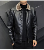 Blouson en Cuir Homme