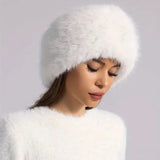 Chapeau en peluche Louise