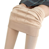 Legging Collant en Peluche Femme