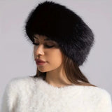 Chapeau en peluche Louise