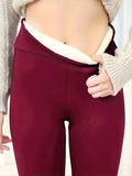 Legging en Peluche Femme